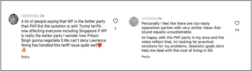 Better party discussion on WP versus PAP political parties in Singapore, highlighting issues like tariffs and leadership.